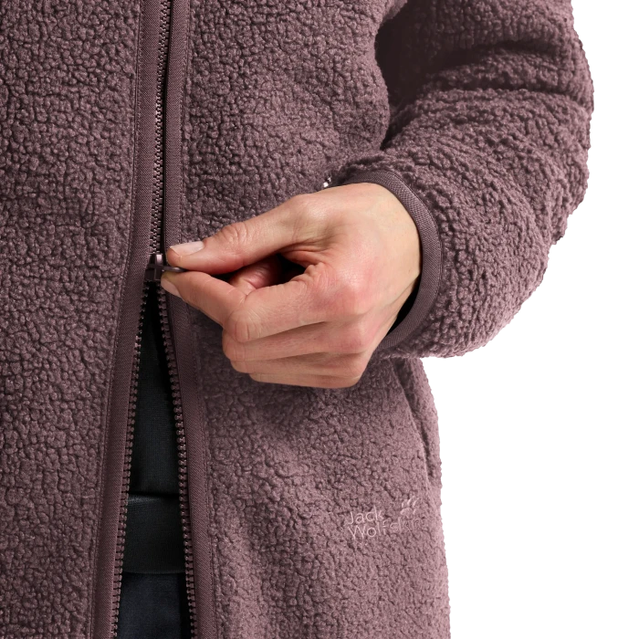 Jack Wolfskin High Curl Coat Funktionsmantel sheer plum (Junior)