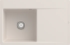 Villeroy & Boch Subway Style 45 Flat flächenbündig Becken links crema