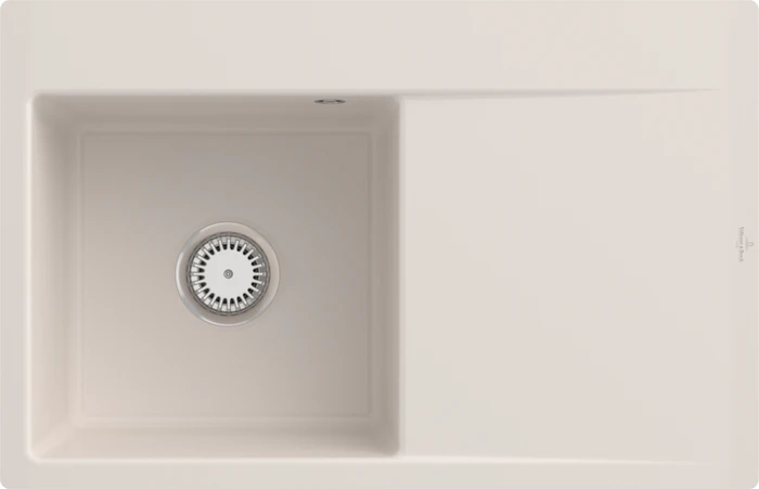 Villeroy & Boch Subway Style 45 Flat flächenbündig Becken links crema