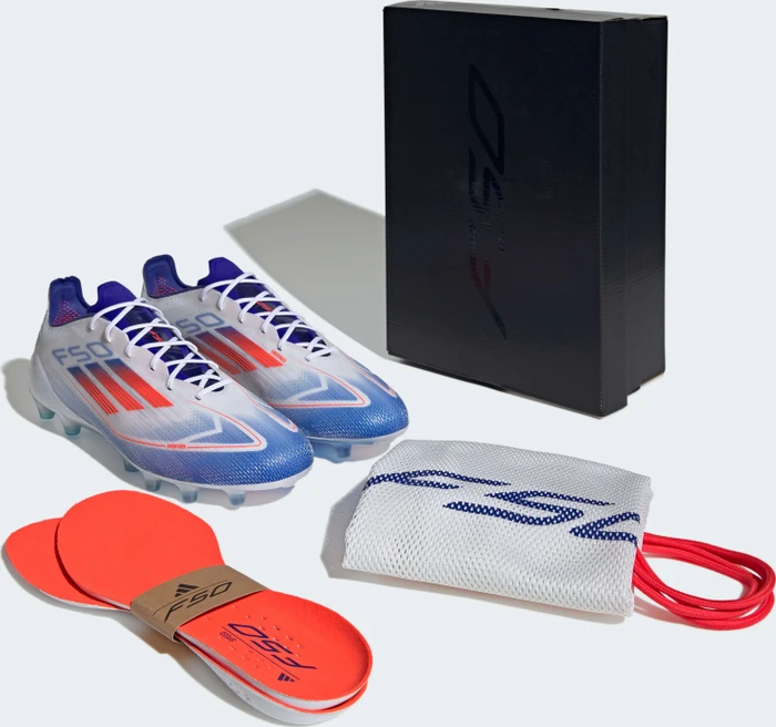 adidas F50 Elite AG cloud white/solar red/lucid blue