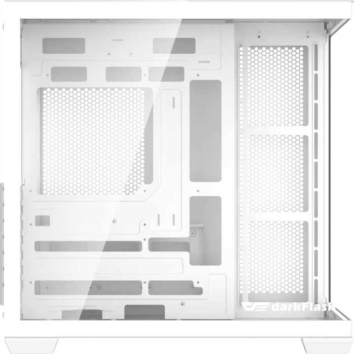 DarkFlash C280 White, Glasfenster
