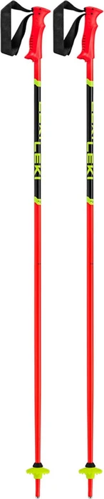 Leki Racing Alpin Skistock bright red/black/neon yellow (Junior) (Modell 2025/2026)