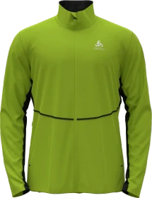 Odlo Markenes Funktionsjacke lime green/black (Herren)