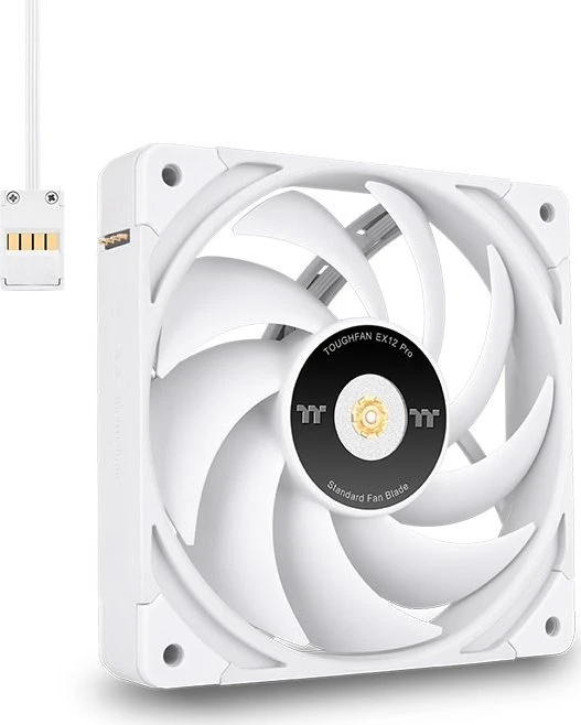 Thermaltake ToughFan EX12 Pro High Static Pressure PC Cooling Fan weiß, 120mm, 3er-Pack
