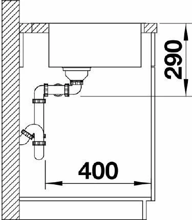 Blanco Andano 340/340-IF/A InFino Einbau Doppelspüle mit Ablauffernbedienung edelstahl