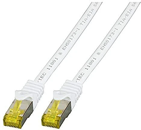EFB Elektronik Patchkabel, Cat7/Cat6a, S/FTP, RJ-45/RJ-45, 1m, weiß