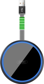 Felixx Premium Slim Wireless Fast Charger Qi aus Aluminium und Glas schwarz