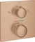 Grohe Allure Thermostat-Brausebatterie mit integrierter 2-Wege-Umstellung warm sunset gebürstet Vorschaubild