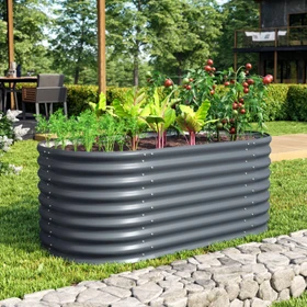 Vitavia Terra 630 Basic Hochbeet oval 162x82cm granit