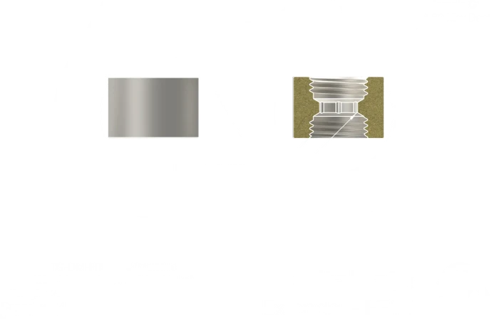 Thermal Grizzly DeltaMate Extender FF14, Verlängerung, G1/4", matt nickel