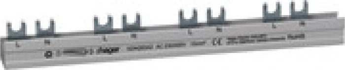 Hager Phasenschine 2P Gabelanschluss 10mm² für ARF xxxD 12 Module