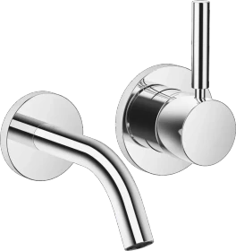 Dornbracht Meta Wand-Einhandbatterie ohne Ablaufgarnitur chrom