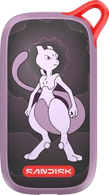 SanDisk Pokémon Portable SSD Mewtwo Edition, Motiv, 500GB, USB-A 3.1 (SDSSDE31K-500G-G25)