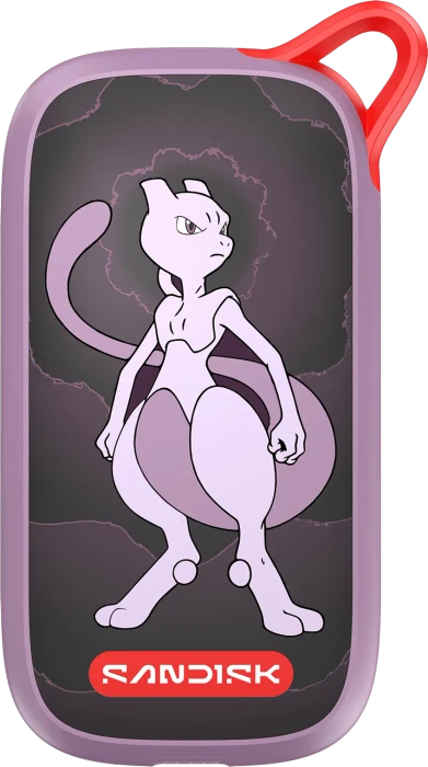 SanDisk Pokémon Portable SSD Mewtwo Edition, Motiv, 1TB, USB-A 3.1