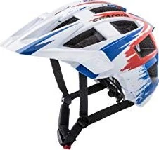 Cratoni AllSet Helm weiß/blau matt
