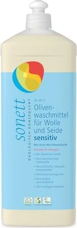 Sonett Olivenwaschmittel für Wolle und Seide sensitiv, 1l