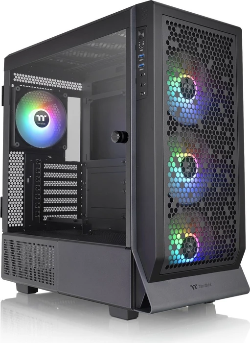 Thermaltake Ceres 500 TG ARGB, schwarz, Glasfenster
