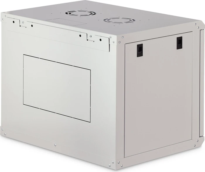 Digitus Dynamic-N Serie 19" Wandgehäuse 9HE, unmontiert, Sicherheitsglastür, IP2X, RAL 7035, 450mm tief