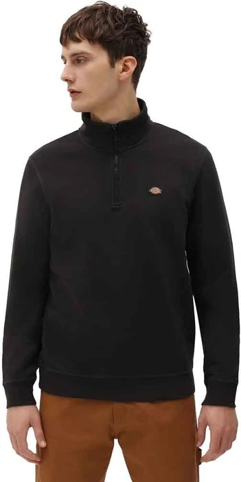 Dickies Oakport Quarter Zip Sweatshirt schwarz (Herren)