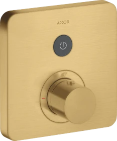 Hansgrohe ShowerSelect Thermostat Unterputz softsquare 1 Verbraucher brushed gold optic