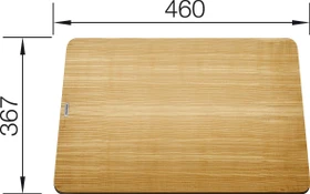 Blanco Holzschneidebrett 367x460mm esche-compound