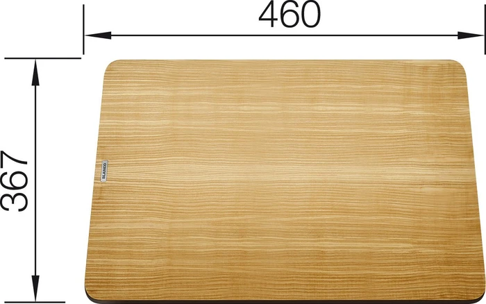 Blanco Holzschneidebrett 367x460mm esche-compound