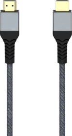 Hama 8K Ultra High Speed HDMI Kabel grau/schwarz, 2m