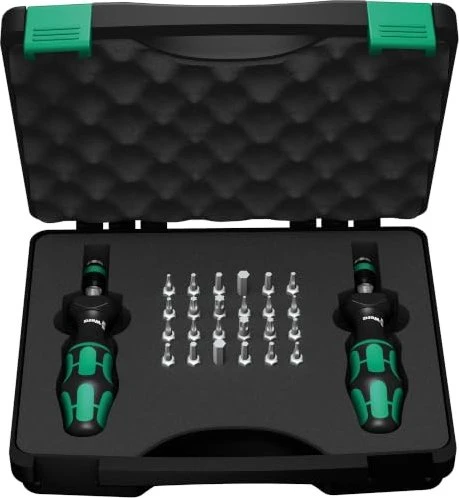 Wera Kraftform Serie 7400 7440/41 Drehmoment Bitset inkl. Werkzeugbox