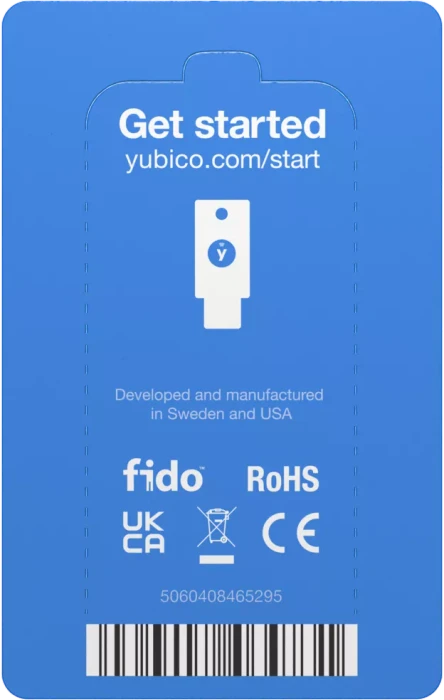 Yubico Security Key NFC black, USB-A/NFC, 1 Stück
