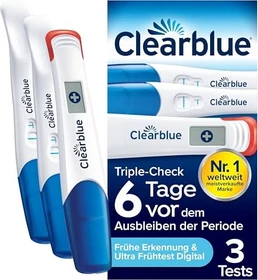 Clearblue Triple Check Schwangerschaftstest, 3 Stück