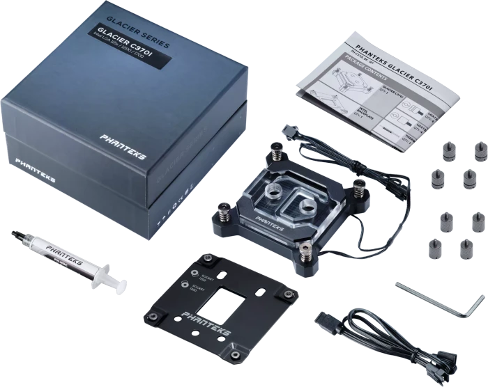 Phanteks Glacier C370I schwarz