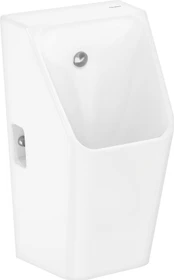 Hansgrohe EluPura Original Q Urinal 600/300 mit Zulauf von hinten und Ablauf nach unten/hinten spülrandlos, SmartClean