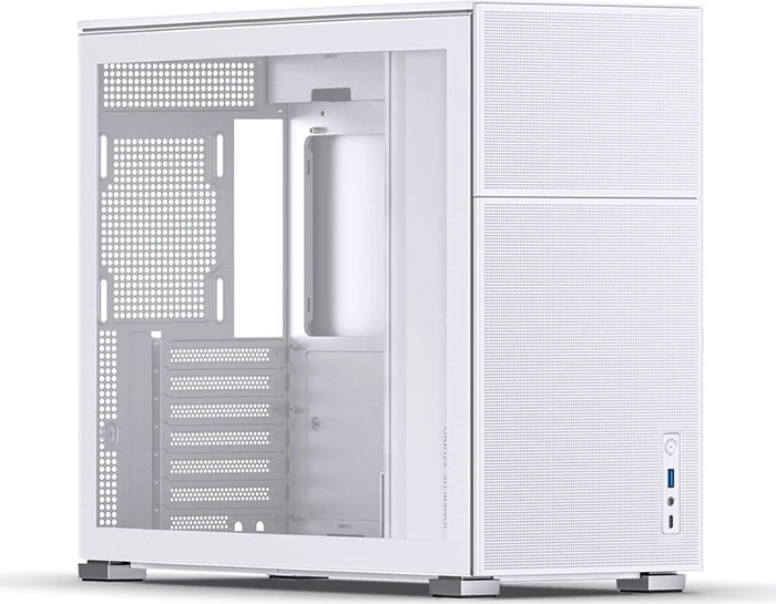 Jonsbo D41 Mesh White, weiß, Glasfenster