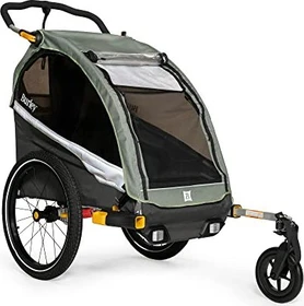 Burley D'Lite X Single Fahrradanhänger sage green/charcoal