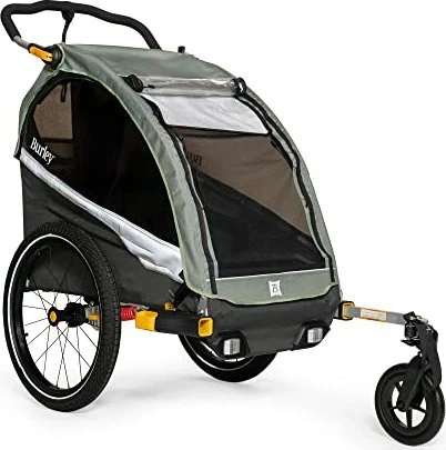 Burley D'Lite X Single Fahrradanhänger sage green/charcoal