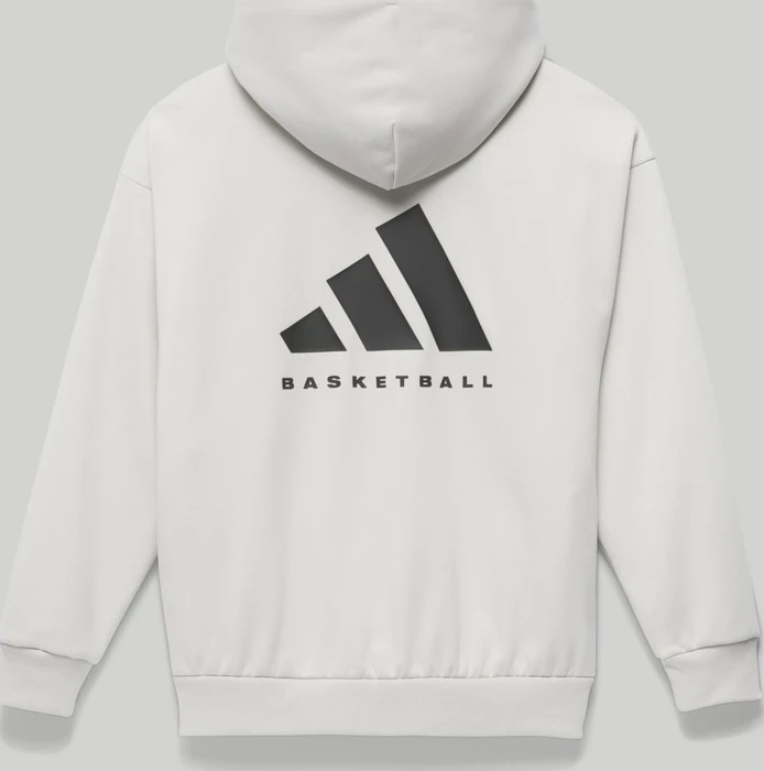 adidas Basketball Hoodie talc