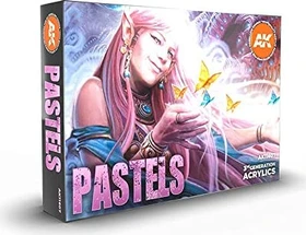 AK-Interactive 3rd Gen Acrylic Colors Pastels Farbset, 6-tlg.