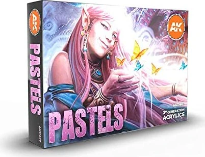 AK-Interactive 3rd Gen Acrylic Colors Pastels Farbset, 6-tlg.
