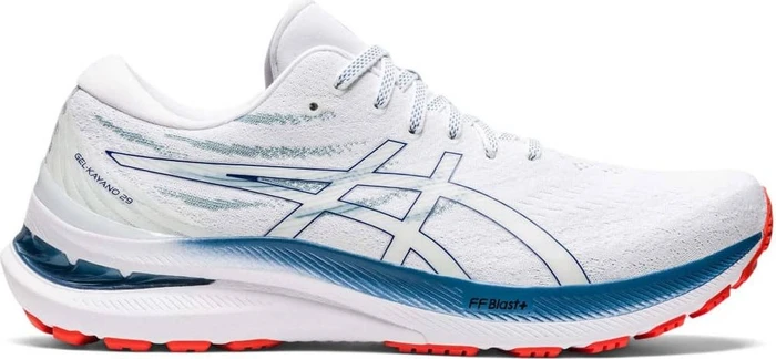 Asics Gel-Kayano 29 white/deep ocean (Herren)