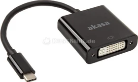 Akasa USB-C auf DVI Adapter schwarz (AK-CBCA09-15BK)