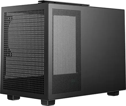 DeepCool CH160, schwarz, Glasfenster, Mini-ITX