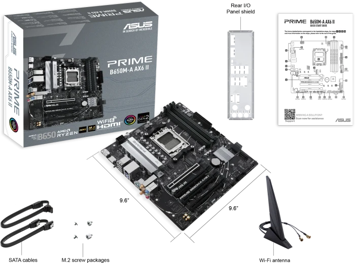 ASUS Prime B650M-A AX6 II (AMD AM5)