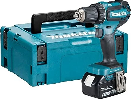 Makita DDF485G1J Akku-Bohrschrauber inkl. MAKPAC + Akku 6.0Ah