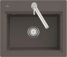 Villeroy & Boch Subway Style 60 S Einbau Becken mittig timber