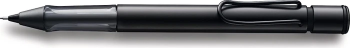 Lamy AL-Star Druckbleistift HB 0.5mm graphit, schwarz/transparent, Radierer