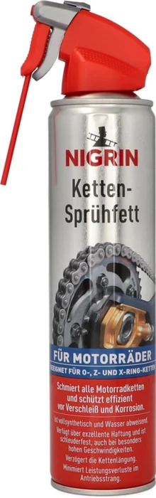Nigrin Ketten-Sprühfett für Motorräder 400ml