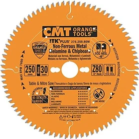CMT Orange Tools ITK Plus Kreissägeblatt 80Z, 250x1.8x30mm, 1 Stück