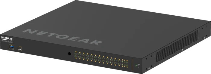 Netgear AV Line M4250 Rackmount Gigabit Managed Switch, 26x RJ-45, 4x SFP+, 480W PoE+