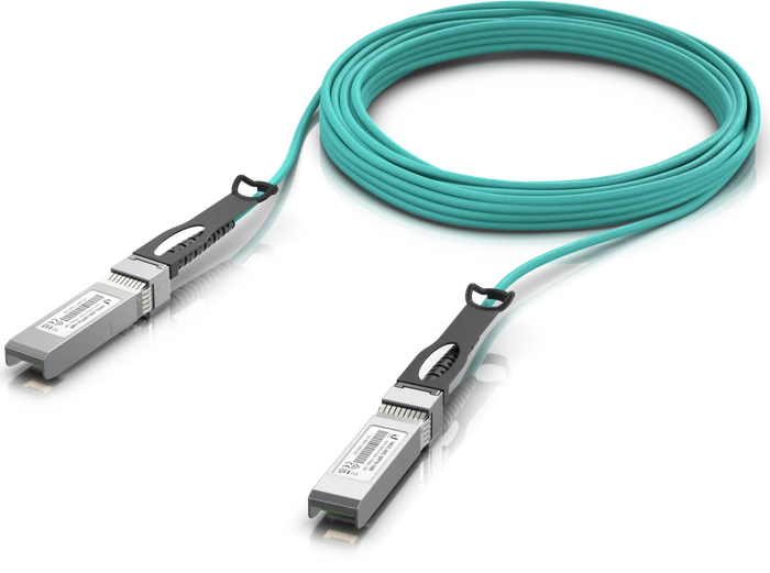 Ubiquiti UniFi UACC Active Optical Cable 10G 10m LAN-DAC, Lichtwellenleiter-Duplex, SFP+