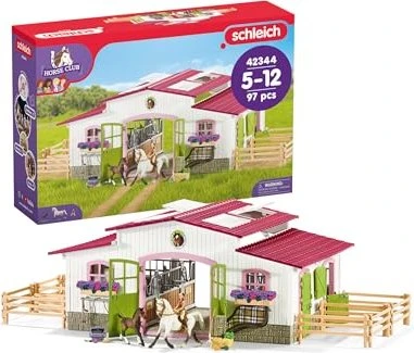 Schleich Horse Club - Reiterhof mit Reiterin, Pferden und Zubehör